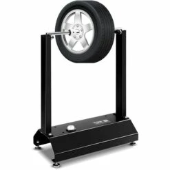 GOPLUS Montagestaender Für Motorrad, Motorradstaender Aus Stahl & Aluminium, Motorradwippe Mit Hoehenverstellbaren Fusspolstern, Radhalter Für Raeder Mit Durchmesser Bis Zu 80 Cm, Für Montage