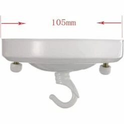 ECHOO Deckenrosette, Retro-Eisen-Deckenhaken, Kettenhaken, Mehrzweckhaken, Deckenleuchte, Hakenzubehör -Seilwinden Sales 50858319 2