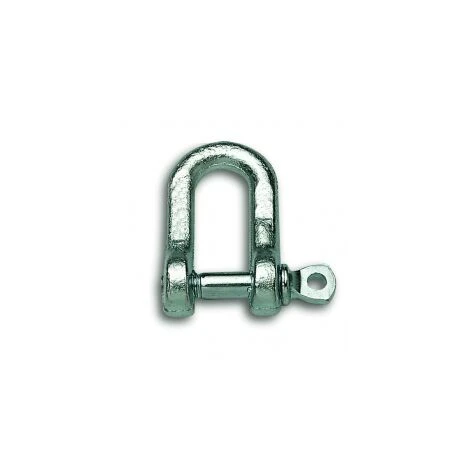 Gerader Schäkel Mit Öse Aus Verzinktem Stahl, ø 7.3mm L. 17mm, 1 Stück. Chapuis 3 Gerader Schäkel Mit Öse Aus Verzinktem Stahl, ø 7.3mm L. 17mm, 1 Stück. Chapuis