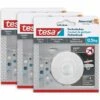 Tesa® 3er Pack Deckenhaken | Weiß | Selbstklebend Ohne Bohren | Bis 0,5 Kg