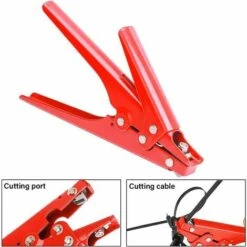 LANGRAY Kabelbinderpistole, Kabelbinderwerkzeug, Spann- Und Schneidwerkzeug Für Tischbinderpistolen Für Kunststoff-Nylon-Kabelbinder Oder -Krawatten -Seilwinden Sales 52036324 4