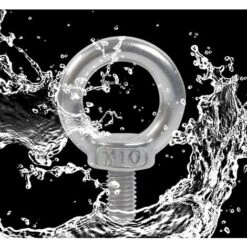 LANGRAY M3X9 304 Edelstahl Außengewinde Lifting Augenring Augenschraube Augenschraube Schraube Maschinen Schulter 10 STÜCK -Seilwinden Sales 52036757 4