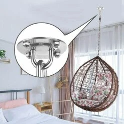 LANGRAY 2 Stück Schwerer Deckenhaken, 450 Kg Kapazität Edelstahl-Hängematten-Kit 180 ° Drehung Für Betonholz-Sets, Hängesessel, Hängelampe, Hängematte, Yoga, Mit Befestigungsschraube 9 LANGRAY 2 Stück Schwerer Deckenhaken, 450 Kg Kapazität Edelstahl-Hängematten-Kit 180 ° Drehung Für Betonholz-Sets, Hängesessel, Hängelampe, Hängematte, Yoga, Mit Befestigungsschraube -Seilwinden Sales 52042110 3