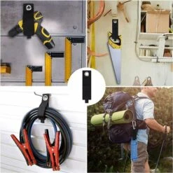 LANGRAY Packung Mit 8 Hochleistungs-Nylon-Aufbewahrungsbändern 50 * 330 Mm Verlängerungshalter Organizer Hochleistungs-Klettverschluss Für Kabelschläuche Garagenorganisatoren -Seilwinden Sales 52042378 3