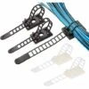 Kabelbinder, Triomphe Selbstklebende Kabelbinder, Verstellbare Kabelbinder, Wiederverwendbare Kabelclips, Verstellbare Selbstklebende Nylon-Kabelbinder, Für Büro Und Zuhause (Schwarz + Weiß), 60 Stück -Seilwinden Sales 52901653 1