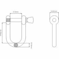 TINOR 4 Stück M10 Edelstahl-Schäkel, Ketten-D-Ring-Schäkel, Hebeschäkel Für Winden-Rigging, Strapazierfähig 8 TINOR 4 Stück M10 Edelstahl-Schäkel, Ketten-D-Ring-Schäkel, Hebeschäkel Für Winden-Rigging, Strapazierfähig -Seilwinden Sales 53052000 2