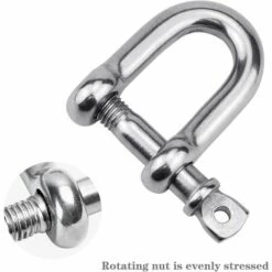 TINOR 4 Stück M10 Edelstahl-Schäkel, Ketten-D-Ring-Schäkel, Hebeschäkel Für Winden-Rigging, Strapazierfähig 9 TINOR 4 Stück M10 Edelstahl-Schäkel, Ketten-D-Ring-Schäkel, Hebeschäkel Für Winden-Rigging, Strapazierfähig -Seilwinden Sales 53052000 3