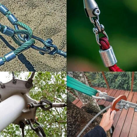 TINOR 4 Stück M10 Edelstahl-Schäkel, Ketten-D-Ring-Schäkel, Hebeschäkel Für Winden-Rigging, Strapazierfähig 7 TINOR 4 Stück M10 Edelstahl-Schäkel, Ketten-D-Ring-Schäkel, Hebeschäkel Für Winden-Rigging, Strapazierfähig – Bild 5