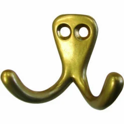 HSI Handtuchhaken, Doppelt 2 Löcher, Aluminium, Poliert, 40mm, 2 STK