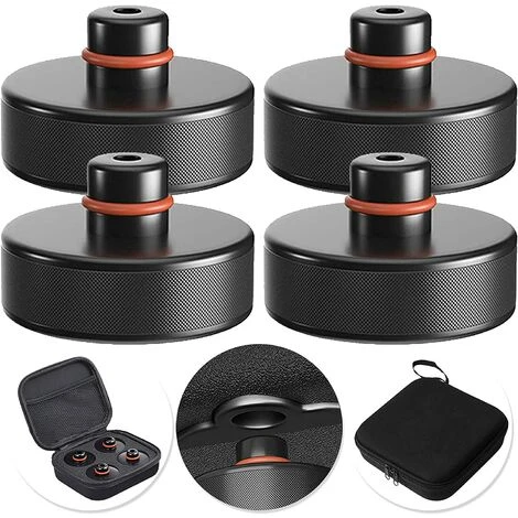 Wagenheber-Pad-Set Kompatibel Mit Tesla Model 3 / S / X / Y, 4 Gummi-Wagenheber Mit Aufbewahrungskoffer, Zubehör Für Tesla-Fahrzeuge, Betterlife 3 Wagenheber-Pad-Set Kompatibel Mit Tesla Model 3 / S / X / Y, 4 Gummi-Wagenheber Mit Aufbewahrungskoffer, Zubehör Für Tesla-Fahrzeuge, Betterlife