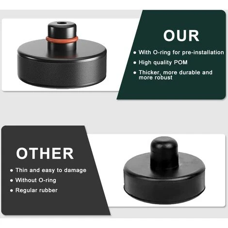 Wagenheber-Pad-Set Kompatibel Mit Tesla Model 3 / S / X / Y, 4 Gummi-Wagenheber Mit Aufbewahrungskoffer, Zubehör Für Tesla-Fahrzeuge, Betterlife 5 Wagenheber-Pad-Set Kompatibel Mit Tesla Model 3 / S / X / Y, 4 Gummi-Wagenheber Mit Aufbewahrungskoffer, Zubehör Für Tesla-Fahrzeuge, Betterlife – Bild 3