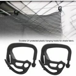 BETTERLIFE 100 Stück Netz-Schattierungshaken Zum Aufhängen Von Haken Zum Schattieren Von Gewächshauszubehör -Seilwinden Sales 54099484 4