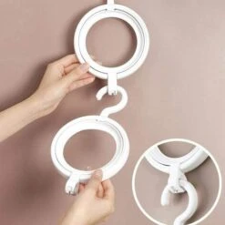 Betterlife 6-teiliges Hut-Aufbewahrungsregal, Haken Zum Aufhängen Von Hut-Baseballmützen, Abnehmbares Hutregal Für Schals, Kleidung, Handtücher, Krawatten, Mützen -Seilwinden Sales 54153776 3