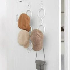 Betterlife 6-teiliges Hut-Aufbewahrungsregal, Haken Zum Aufhängen Von Hut-Baseballmützen, Abnehmbares Hutregal Für Schals, Kleidung, Handtücher, Krawatten, Mützen -Seilwinden Sales 54153776 5