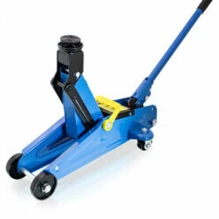 BITUXX Hydraulischer Rangierwagenheber 2T Flach Wagenheber Hydraulisch 2 Tonnen Hubhöhe Von 13,5 Cm Bis 33,5 Cm Inkl. Gummiauflage Und Stabilem Transportkoffer -Seilwinden Sales 55296507 5