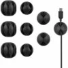 WERKZEUGE Packung Mit 9 Langlebigen Kabelclips, Desktop-Kabelhalter Und Abdeckung, Organizer Und Ladekabelmanagement Für TV, Computer, PC, Laptop, Zuhause Und Büro -Seilwinden Sales 55354833 1