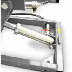 BITUXX 2 Stück Hydraulik Auto PKW KFZ Auffahrrampen Set Mit Wagenheber Hydraulisch Höhenverstellbar Wartungsrampe Hebebühne Rampe Auffahrrampe Auffahrbock Grau -Seilwinden Sales 55460989 3