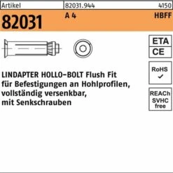 Lindapter Hohlraumdübel R 82031 HBFF 08-1 ( 50/27) A 4
