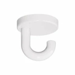 HEWI Heinrich Wilke GmbH HEWI Einzelhaken 477.90.040 Unterkopfh.A.40mm PA 99 Reinweiß H.40mm D.40mm