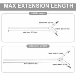 MODOU Laken Mit Lakenhalterriemen, Verstellbarer Befestigungsclip, Elastischer Kreuzgurt, Bettzubehör, Vier Eck-Lakenclips Für Runde Und Quadratische Matratzen (weiß, 3-Wege), Zubehör über Dem Bett -Seilwinden Sales 55933295 4