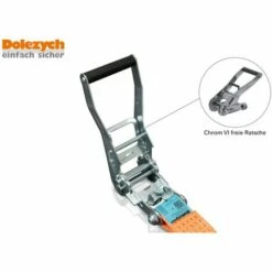 DOLEZYCH Zurrgurt DoZurr 5000, 2-teilig, Mit Druckratsche Und Profilhaken L: 8m -Seilwinden Sales 55955735 3
