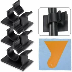 WERKZEUGE 50 Stück Verstellbare Selbstklebende Kabelclips, Premium Selbstklebende Kabelclips, Kabelclips, Kabelmanagement Für Unordentliche Kabel In Haus, Büro Und Auto