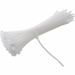 WERKZEUGE 500 Stück Kabelbinder, 200 Mm X 3,6 Mm, Nylon-Kabelbinder Für Das Home Office, Selbstsichernde Kabelbinder Aus Kunststoff, Weiß