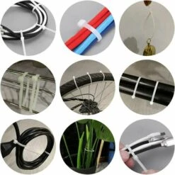WERKZEUGE 500 Stück Kabelbinder, 200 Mm X 3,6 Mm, Nylon-Kabelbinder Für Das Home Office, Selbstsichernde Kabelbinder Aus Kunststoff, Weiß 10 WERKZEUGE 500 Stück Kabelbinder, 200 Mm X 3,6 Mm, Nylon-Kabelbinder Für Das Home Office, Selbstsichernde Kabelbinder Aus Kunststoff, Weiß -Seilwinden Sales 56111423 4