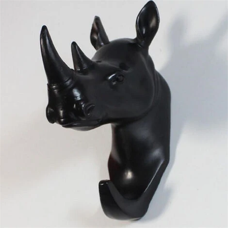 Dekorative Harzhaken Schwarz 2 Stück FUIENKO 4 Dekorative Harzhaken Schwarz 2 Stück FUIENKO – Bild 2