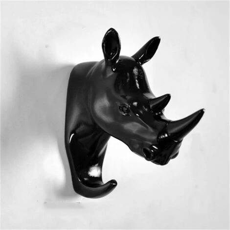 Dekorative Harzhaken Schwarz 2 Stück FUIENKO 5 Dekorative Harzhaken Schwarz 2 Stück FUIENKO – Bild 3