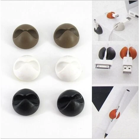 DRILLPRO 12 Stück Multifunktionales Kabel Kabel Drop Clips Krawatten USB Ladegerät Halter Organizer Mit Selbstklebendem Schreibtischdraht Ordentlich LAVENTE 4 DRILLPRO 12 Stück Multifunktionales Kabel Kabel Drop Clips Krawatten USB Ladegerät Halter Organizer Mit Selbstklebendem Schreibtischdraht Ordentlich LAVENTE – Bild 2