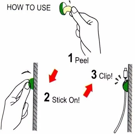 DRILLPRO 12 Stück Multifunktionales Kabel Kabel Drop Clips Krawatten USB Ladegerät Halter Organizer Mit Selbstklebendem Schreibtischdraht Ordentlich LAVENTE 5 DRILLPRO 12 Stück Multifunktionales Kabel Kabel Drop Clips Krawatten USB Ladegerät Halter Organizer Mit Selbstklebendem Schreibtischdraht Ordentlich LAVENTE – Bild 3