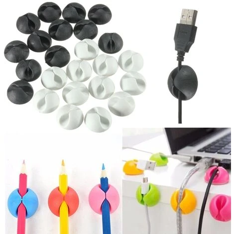 DRILLPRO 12 Stück Multifunktionales Kabel Kabel Drop Clips Krawatten USB Ladegerät Halter Organizer Mit Selbstklebendem Schreibtischdraht Ordentlich LAVENTE 6 DRILLPRO 12 Stück Multifunktionales Kabel Kabel Drop Clips Krawatten USB Ladegerät Halter Organizer Mit Selbstklebendem Schreibtischdraht Ordentlich LAVENTE – Bild 4