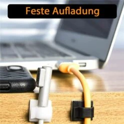 TINOR 50 Stück Kabelhalter Selbstklebend, Kabelschellen Kabelclips Hochviskose Kabelklemmen Schreibtisch Organizer Kabelmanagement Kabelführung Für Ladekabel Wand Desk(Weiß) -Seilwinden Sales 56760192 4