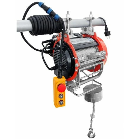 PROFESSIONAL TOOLS Elektro-Seilzug HXS-800YT 32 Meter Stahlseil Max. Hebeleistung 400/800 Kg 4 PROFESSIONAL TOOLS Elektro-Seilzug HXS-800YT 32 Meter Stahlseil Max. Hebeleistung 400/800 Kg – Bild 2