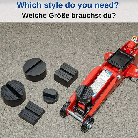 TINOR Universal-Gummistütze Für Wagenheber, Stütze 75x75x25 Mm Mit U-Ausschnitt, Für Alle Pkw Bis 3,5 Tonnen, Rutschfester Wagenheber Für Den Betrieb Von Wagenhebern 4 TINOR Universal-Gummistütze Für Wagenheber, Stütze 75x75x25 Mm Mit U-Ausschnitt, Für Alle Pkw Bis 3,5 Tonnen, Rutschfester Wagenheber Für Den Betrieb Von Wagenhebern – Bild 2