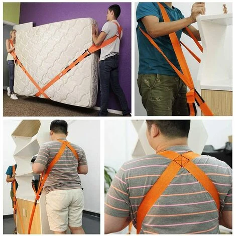 OCXIN 2 Personen Tragegurt, Transportgurte Umzug Befestigung, Shoulder Und Arm Kreuztragegurt Möbel, Mobelgurt, Transportgurt, Hebegurte Für Waschmaschine, Klavier, Möbel, Schwere Gegenständ 7 OCXIN 2 Personen Tragegurt, Transportgurte Umzug Befestigung, Shoulder Und Arm Kreuztragegurt Möbel, Mobelgurt, Transportgurt, Hebegurte Für Waschmaschine, Klavier, Möbel, Schwere Gegenständ – Bild 5