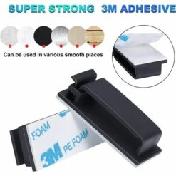 WERKZEUGE 100 Stück Selbstklebende Kabelclips, 3M Selbstklebende Kabelclips, Selbstklebende Kabelhalterung, Organizer Für Elektrische Kabel Für TV/PC/Büro/Zuhause -Seilwinden Sales 57747151 3