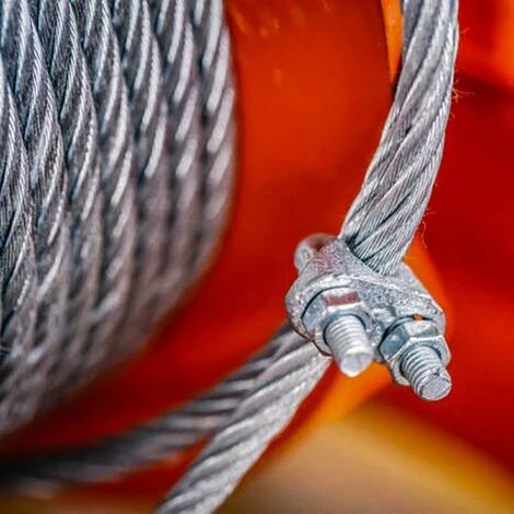 GESCHENKE 12 Stück Drahtseilklemmen, U-Bolzen-Sattelbefestigung, U-förmige Klemmen, Edelstahl 7 GESCHENKE 12 Stück Drahtseilklemmen, U-Bolzen-Sattelbefestigung, U-förmige Klemmen, Edelstahl – Bild 5