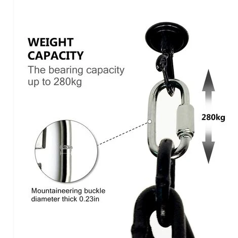 GESCHENKE M6 Edelstahl Quick Link D-Form Karabinerhaken Kettenglieder 5St 5 GESCHENKE M6 Edelstahl Quick Link D-Form Karabinerhaken Kettenglieder 5St – Bild 3