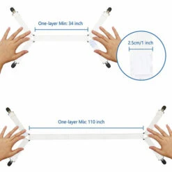 OYLDA Kreuz Und Quer Bettlakenclips Bettdeckenbezugshalter Bettlakenverschlüsse Weiss 2 Stück 8 OYLDA Kreuz Und Quer Bettlakenclips Bettdeckenbezugshalter Bettlakenverschlüsse Weiss 2 Stück -Seilwinden Sales 58570539 2