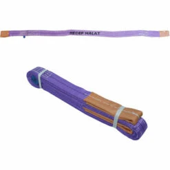 HEDEF 1 Tonne Tragfähigkeit 2 Meter Länge Hebegurt Rundschlinge Hebeband Bergegurt Aus Polyster Mit Endschlaufen Für Kran, Abschleppen Lila -Seilwinden Sales 58615067 4