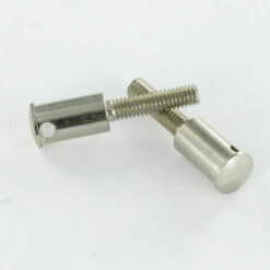 VIS EXPRESS BORNE Halbrundnieten MESSING VERNICKELT 8X29.5 M4/16 | Einheitlich