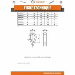 VIS EXPRESS COSSE COEUR A4 DIAM 18 | 10 Stück -Seilwinden Sales 58964078 4