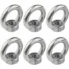 BARES M10 Ring Nut 6 Pcs 304 Stainless Steel Thread Lifting Eye Nut Eye Nuts For Lifting Accessories -Seilwinden Sales 59041813 1