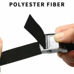 BARES 4 Pcs Tie Down Straps, 2Mx25MM Ratchet Tie Down Straps Claw Buckle Straps With Buckle For Motorcycles, Cargo, Trailers -Seilwinden Sales 59043001 3