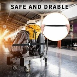 BARES 4 Pcs Tie Down Straps, 2Mx25MM Ratchet Tie Down Straps Claw Buckle Straps With Buckle For Motorcycles, Cargo, Trailers -Seilwinden Sales 59043001 4