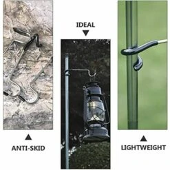 BEARSU Set Mit 4 Campinglaternenhaken -Seilwinden Sales 59194085 3