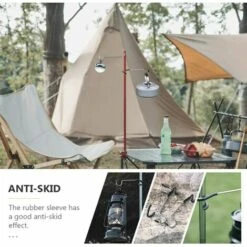 BEARSU Set Mit 4 Campinglaternenhaken -Seilwinden Sales 59194085 4