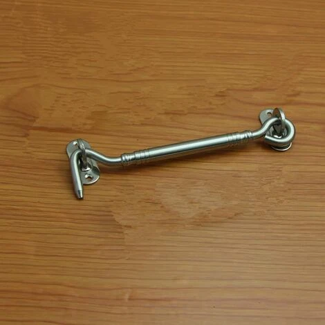 MINKUROW Sturmhaken,Tor Haken Edelstahl Mehrzweck Haken öse Zum Schuppen Tor Garage Tür Windows Kabine 6inch 2packs 4 MINKUROW Sturmhaken,Tor Haken Edelstahl Mehrzweck Haken öse Zum Schuppen Tor Garage Tür Windows Kabine 6inch 2packs – Bild 2